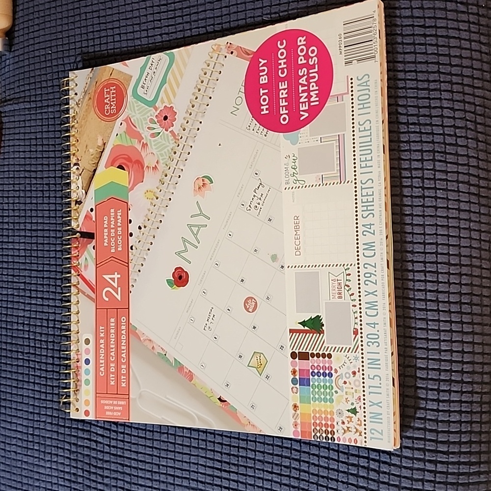 Paper Pad, Calendar Kit, Craft Smith, from Michael's